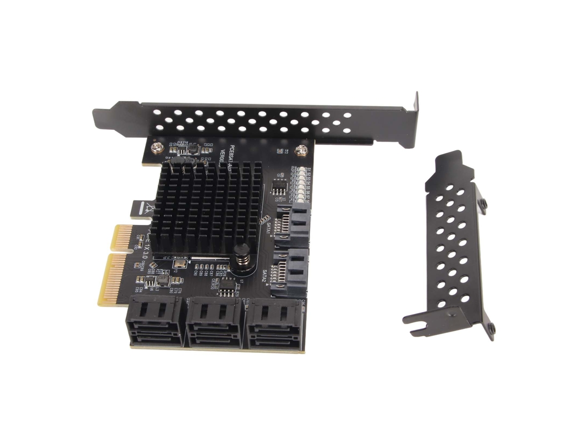 Tarjeta Sata 8 Puertos Pcie A Placa De Expansión Sata 3.0 Intercambiable En Caliente Para Windows Linux