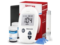 Kit de Prueba de Azúcar en Sangre para la Diabetes (50 Tiras Reactivas y 25 Lancetas - Tecnología de Deshidrogenas Más Precisa en Mg/Dl) - Safe Accu)