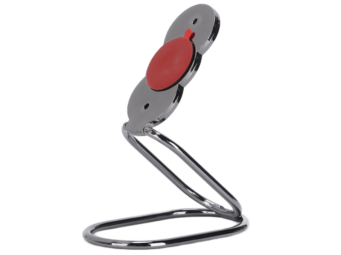 Soporte De Anillo Metálico Giratorio De 360° Para Teléfonos Móviles, Agarre Plegable, Soporte Magnético Negro Para Cargador De Coche.
