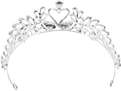 Diadème De Mariage Plateado Cristaux Motif Cœur Y Cygne Corona Pour Mujer Accessoire Coiffure
