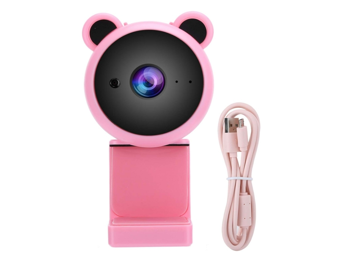 Webcam YEMAESRE M62-2 1080P Computadora Hd Usb Grabación De Video Micrófono Incorporado Rosa