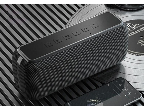 Altavoz SLOWMOOSE Boombox (Bluetooth - Negro)