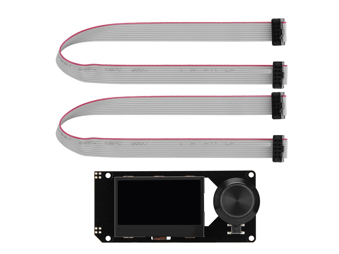 Accesorio Para Impresora 3d Mks Mini12864 Pantalla Lcd Compatible Con Marlin Diy Con Tarjeta Sd (negro En Rgb)