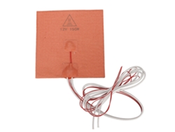 Almohadilla Calefactora De Silicona Resistente A Altas Temperaturas Con Pegamento Para Cama Caliente De Impresora 3d 150x150mm 12v 150w