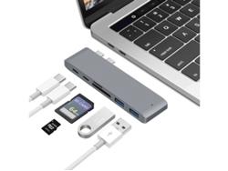 Adaptador Yizhood Xwd 8022 6 en 1, Gris