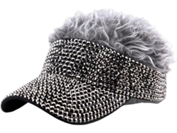 Gorra De Béisbol Elegante Con Tachuelas De Pedrería: Gorra Ajustable De Alta Gama Y Duradera.