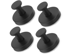 Juego De 4 Ganchos De Pared De Acero Inoxidable Con Ventosa (se Requiere Perforación Para Su Instalación).