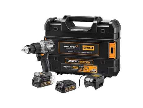 Taladro Percutor Xr 18V Mclaren F1 X DEWALT – Dcd85Me2Gt-Qw