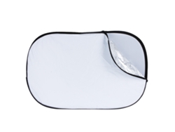 Reflector De Luz Plegable 5 En 1 Para Fotografía Estudio 60x90cm Oro Plata Blanco Negro Translúcido
