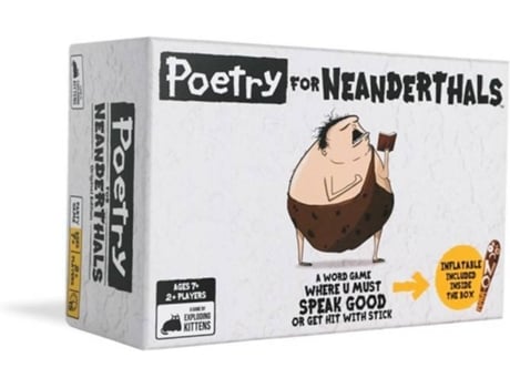 Poetry For Neanderthals juego de exploding kittens competitive wordguessing card game familyfriendly party games adults teens kids en