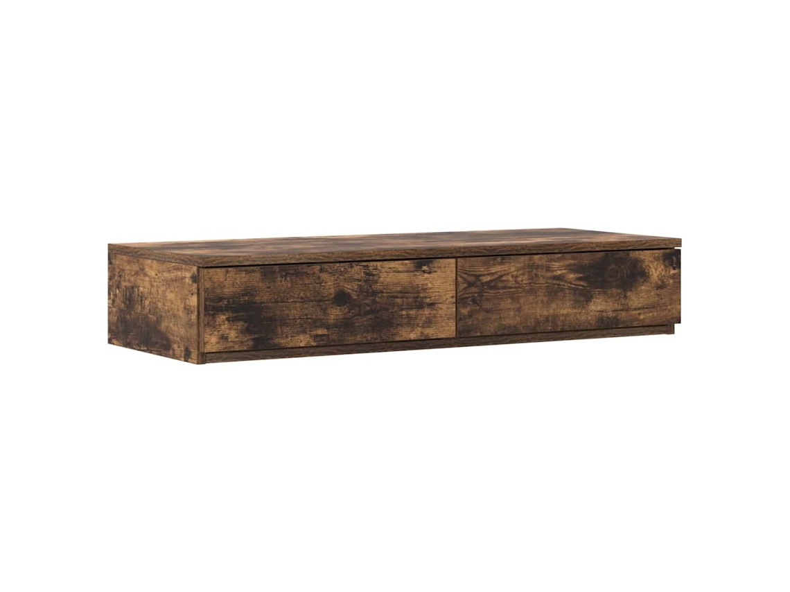 Maison Exclusive - Cajones De Cama Con Cajón Roble Ahumado 100 X 36,5 X 16,5 Cm