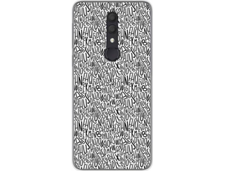 Carcasa Alcatel 1X (2019) TUMUNDOSMARTPHONE Letras Multicolor