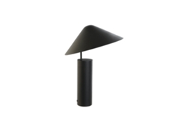 Lampara Sobremesa Metal Sombrero Negro 39x39x45cm