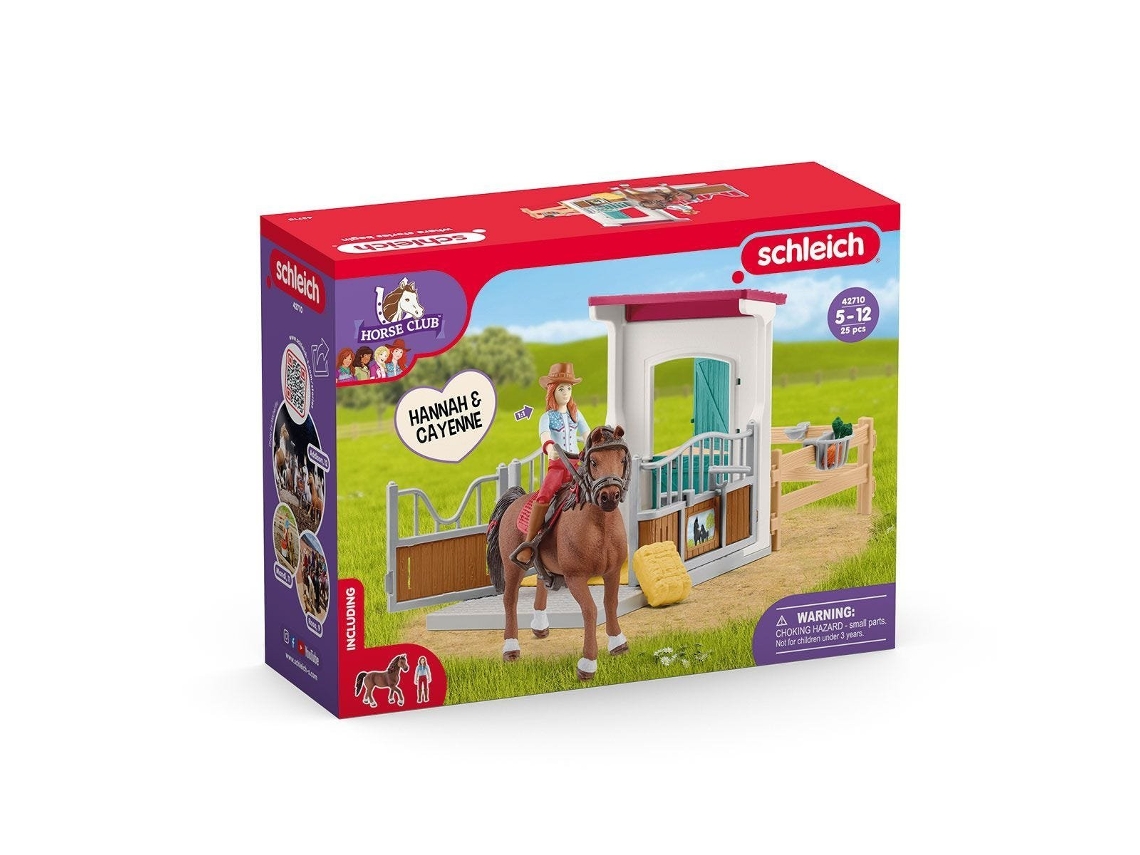 Set de juguetes Schleich Horse Club con Hannah y Cayenne