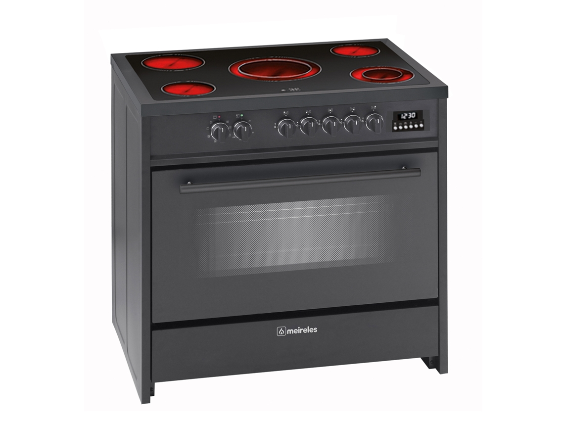 Cocina MEIRELES E 912 BL (121 L - Eléctrica con Vitrocerámica - Negra)