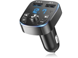 Transmissor Fm Bluetooth Yizhood S5 Dual Usb Usb Drive Negro