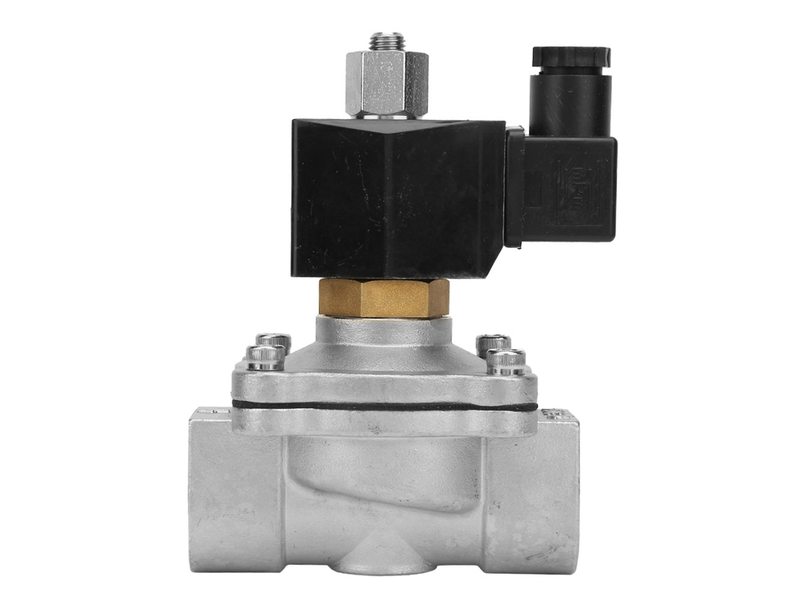 Válvula solenoide G3/8 de dos puertos y dos posiciones operada por piloto (control de aire y aceite)