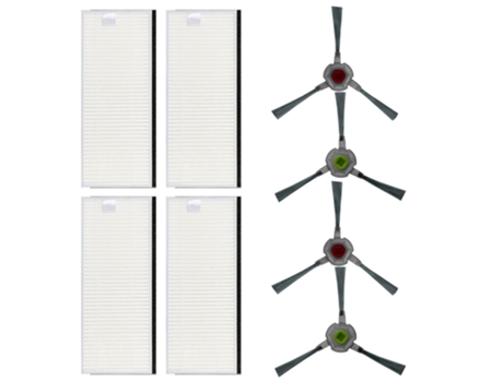 Filtro de Cepillo Lateral para Ecovacs Deebot U2 Dgn22, repuestos de aspiradora robótica, herramientas de repuesto para aspiradora para el hogar