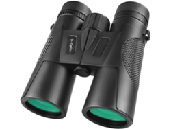 Prismáticos 12x42 para adultos con visión nítida en condiciones de poca luz. Telescopio con ocular grande para observación de aves JYTGALX (negro).