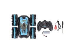 Ats-coche Rc De Acrobacias Anfibio 2.4ghz Eléctrico Inalámbrico Impermeable Azul Control Remoto
