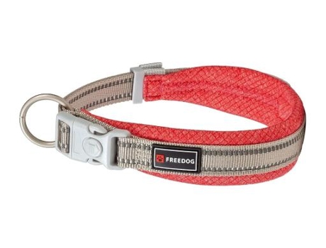 Collar Acolchado Shiva Rojo Xs FREEDOG