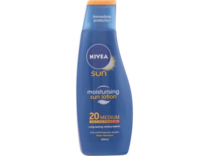 Protector Solar NIVEA Sun & Moisture SPF 20 (200 ml)