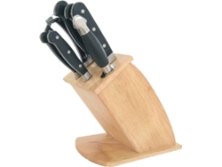 Bloque Cuchillo de Cocina Cocina, 8 pcs., MAESTRO Taco Madera, 5 Cuchillo de Cocina, Tijeras, Acero Inoxidable, Chaira