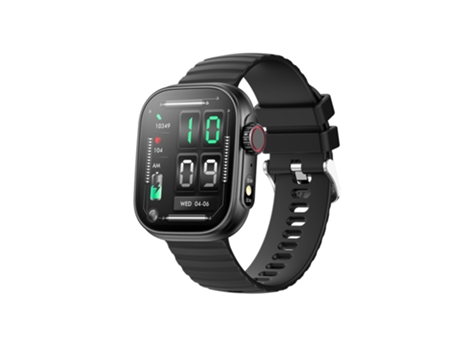EKO Reloj conectado Sport 5.2 con pantalla táctil, linterna y asistente de voz Negro