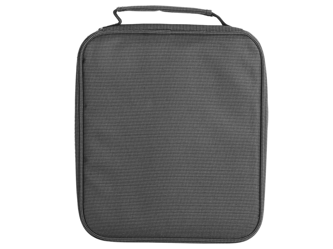 Estuche De Lapices Simple Y Portatil Bolsa De Utensilios Escolares Gris Negro Gran Capacidad Tela Mate