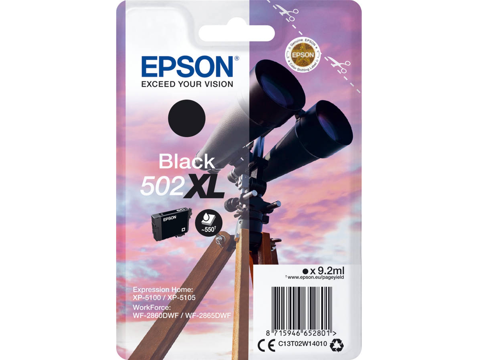 Cartucho de tinta EPSON C13T02W14010