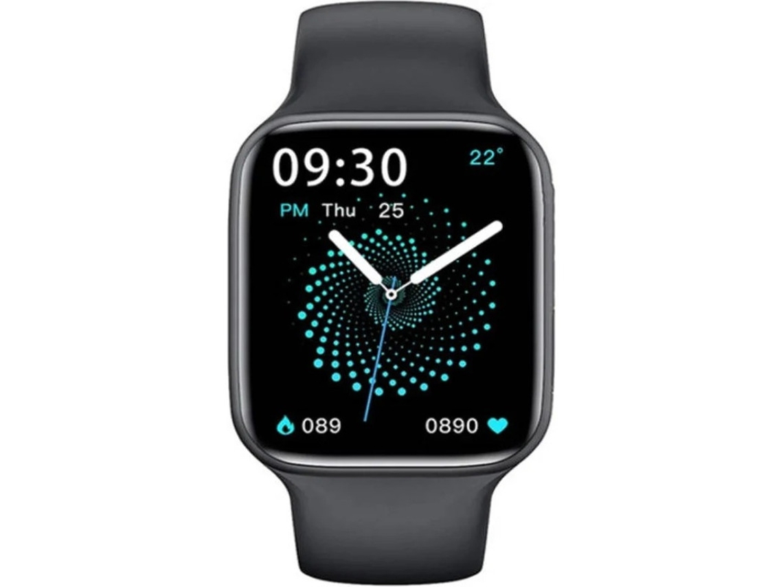 Hw22 Nueva edición Smartwatch Para Homens 1.75 Ips Lcd Tela Ecg Pressão Arterial Hr Fitness Tracker Smartwatch Yizhood (negro)