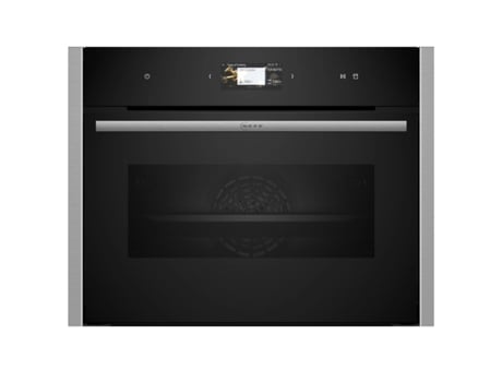 Horno combinado de vapor integrado 47l 60cm a ecoclean negro C24FS31N0 - NEFF