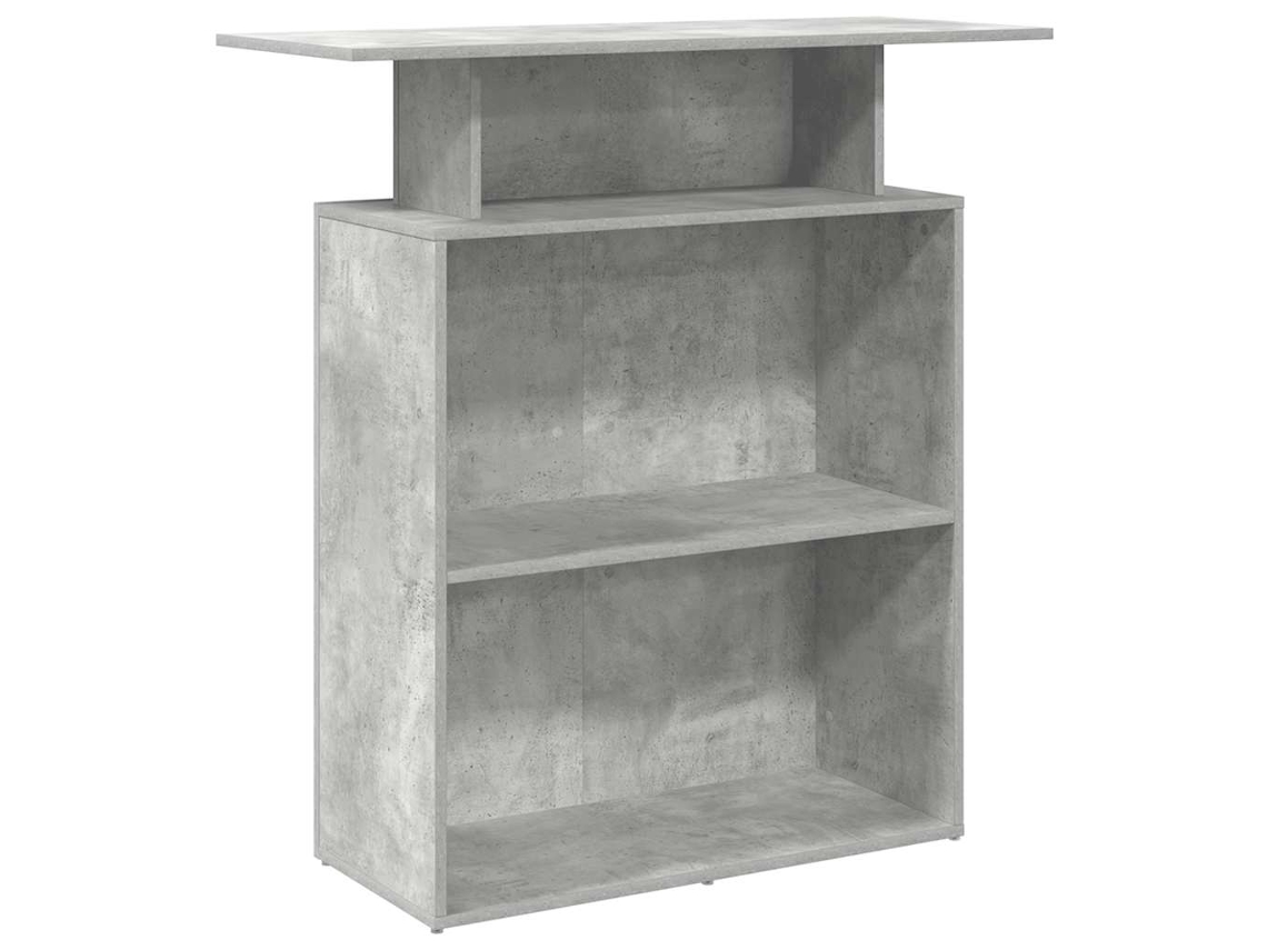 Maison Exclusive - Mostrador De Recepción Gris Hormigón 100x40x104 Cm