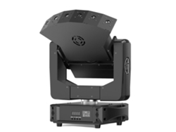 Luz láser, efectos RGB, control por voz y compatibilidad con DMX, negro, enchufe europeo OEM