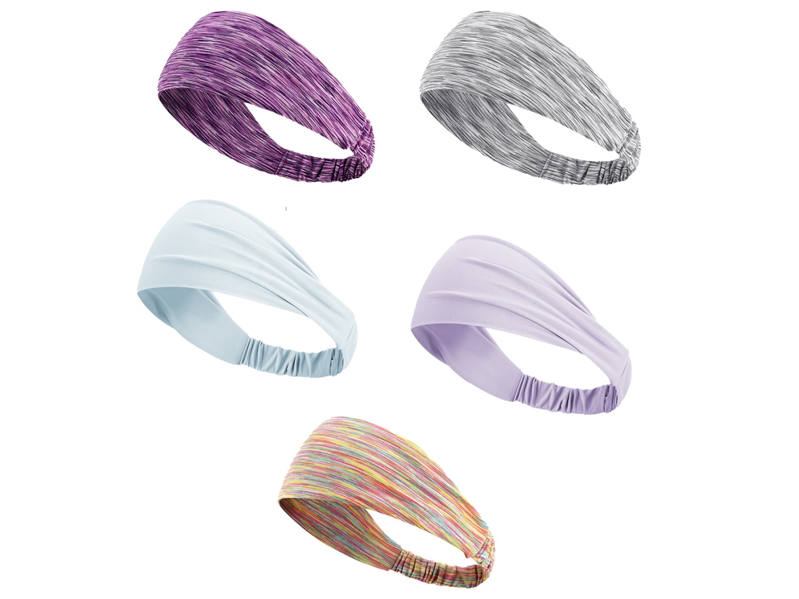 Diadema deportiva para mujer para yoga y fitness, banda para el sudor para hombre para correr y gimnasio
