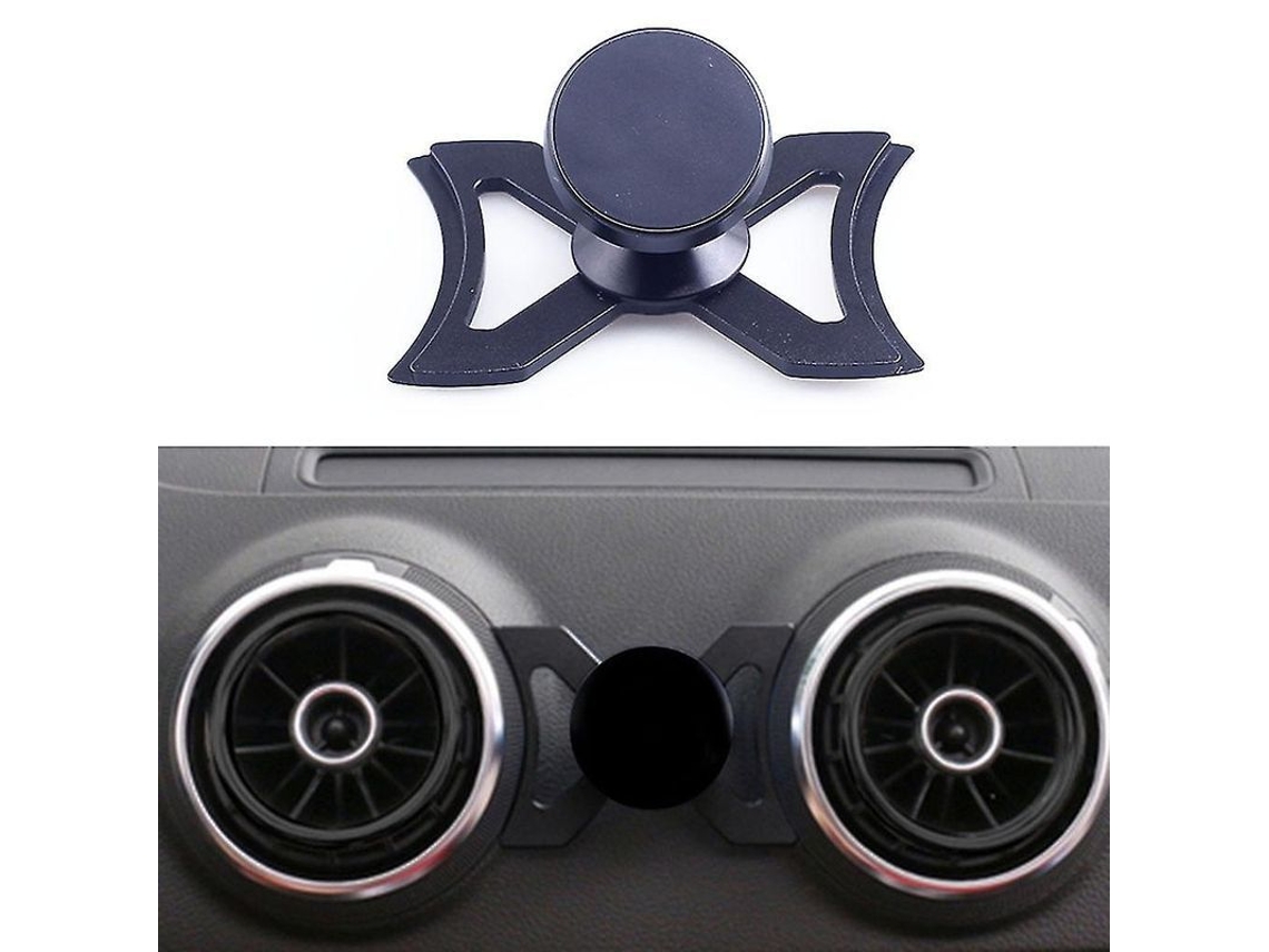 Soporte Magnético Para Ventilador De Coche Para A3 S3, Aluminio, Rotación De 360 Grados, Negro.