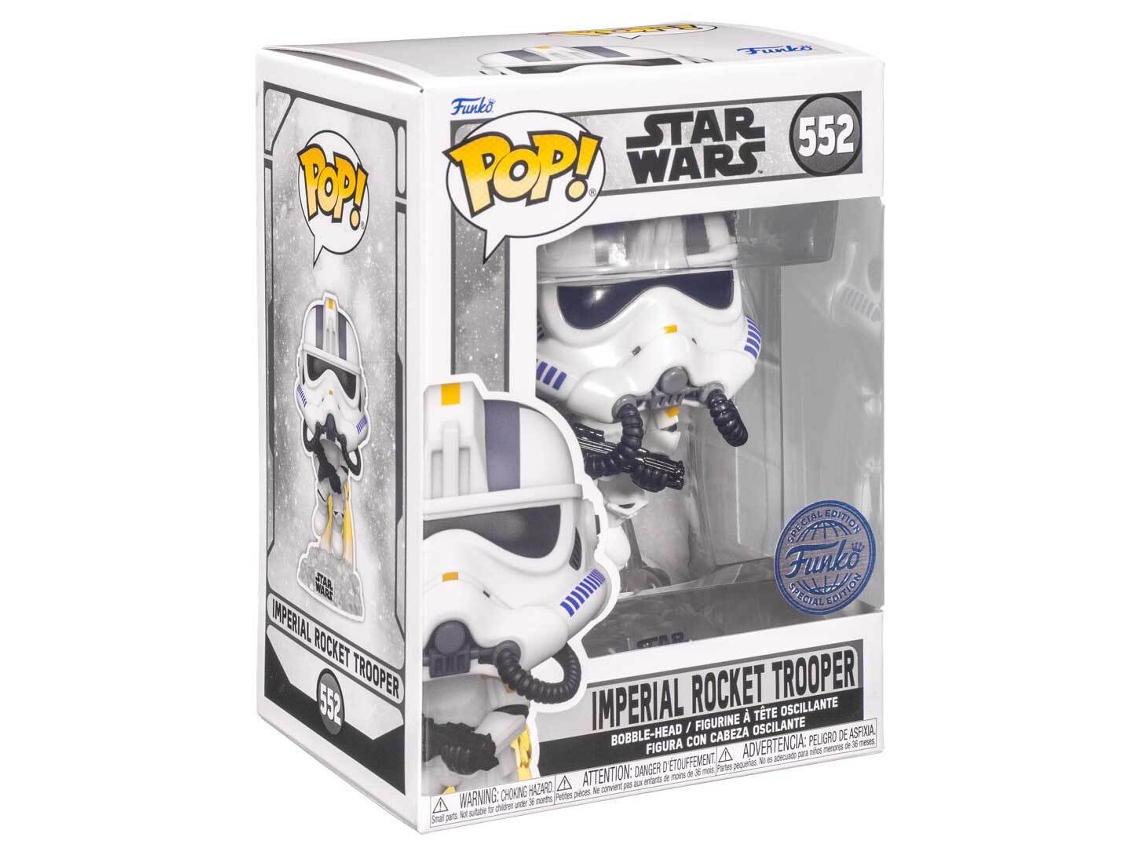Figura FUNKO POP! Star Wars Battlefront: Imperial Rocket Trooper 552 Edad Mínima Recomendada: 3 años)