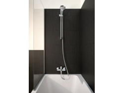 Kit De Ducha Hansgrohe Croma Select E Vario Ecosmart Con Barra De Ducha De 65 Cm, 26583400, Blanco/cromo