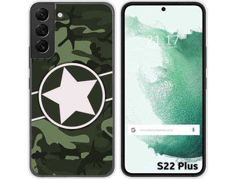 Carcasa Samsung Galaxy S22 Plus 5G TUMUNDOSMARTPHONE Dibujos Camuflaje 01 Multicolor