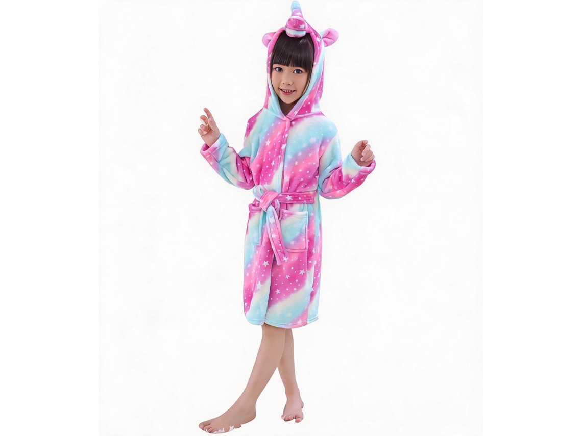 Bata De Baño Infantil De Unicornio, Regalo De Para Niñas (para 100/110cm)