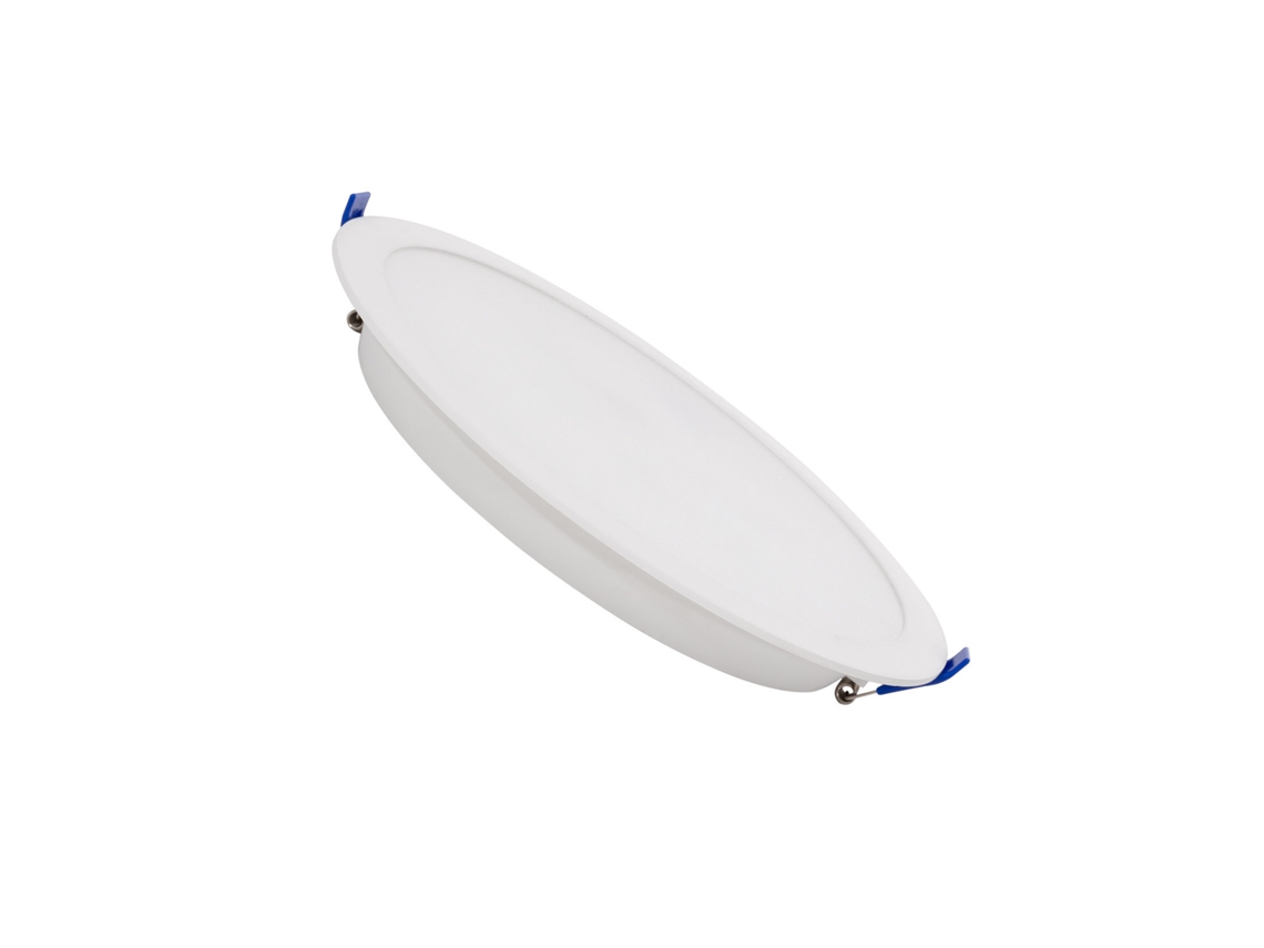 Placa Led 18w Circular Solid Corte Ø 195-210 Mm 6500k Triac Branco Frio