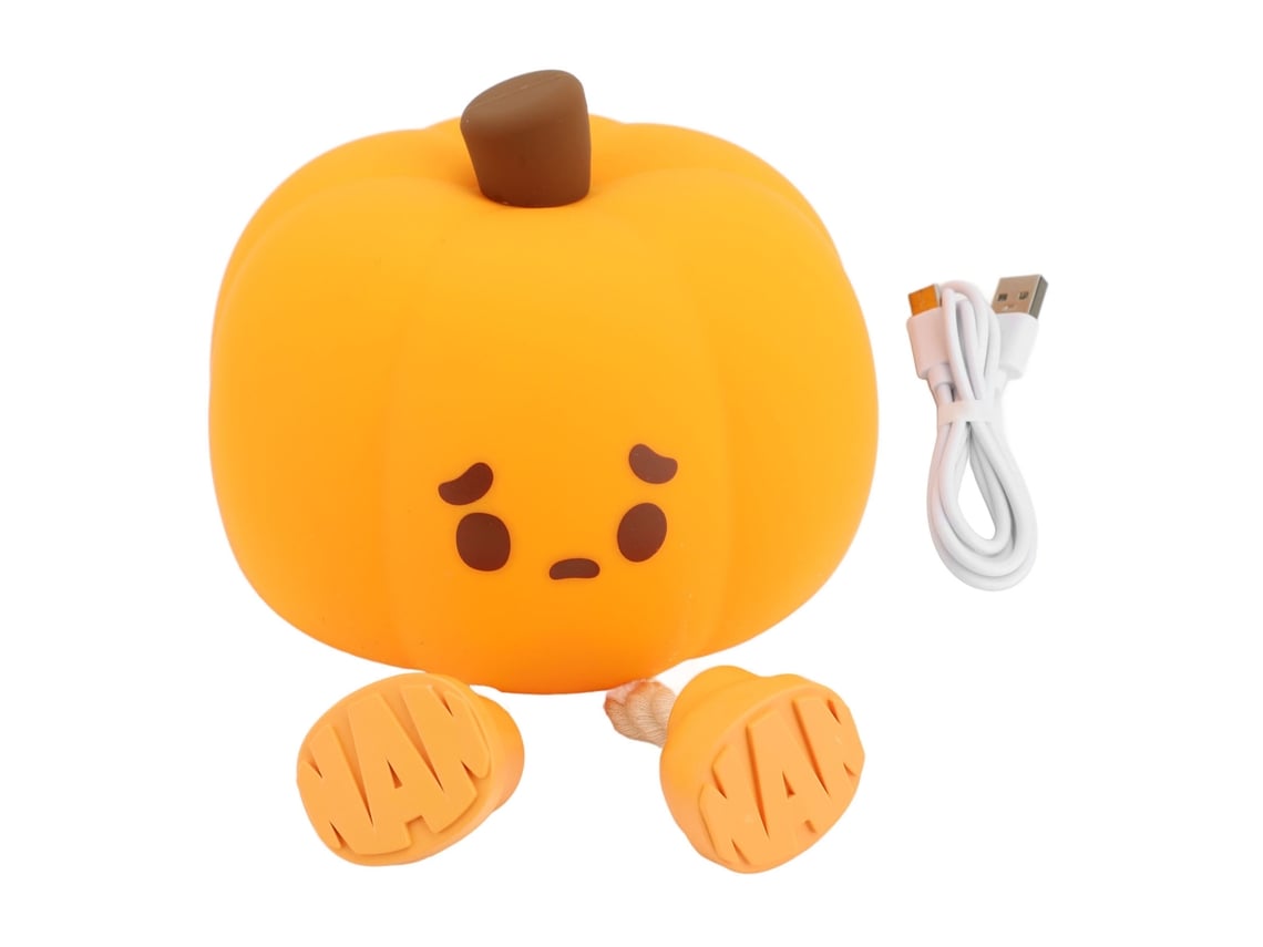 2026-luz Nocturna De Calabaza De Silicona Bonita Con 3 Niveles De Brillo Regulable, Lámpara Tap Para Dormitorio Y Guardería