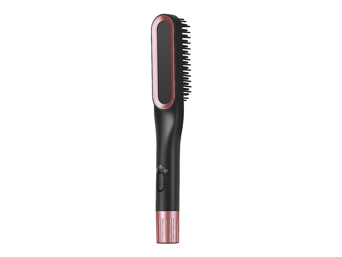 Alisador de Barba y Barba para Hombres Cepillo Eléctrico para Barba Antiescaldado Temperatura rápidamente ajustable hasta 220 C Plancha de pelo de YEMAESRE