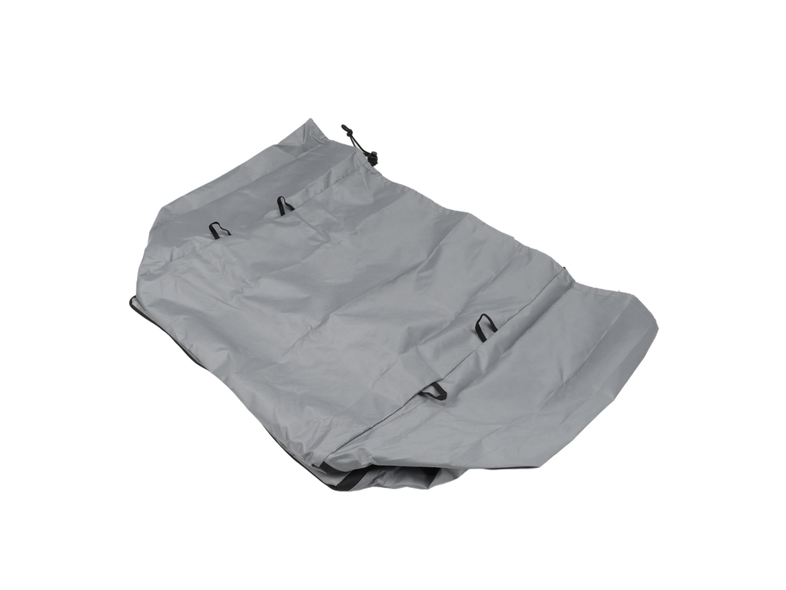 Cubierta inflable para bomba de calefacción de jacuzzi, color gris plateado