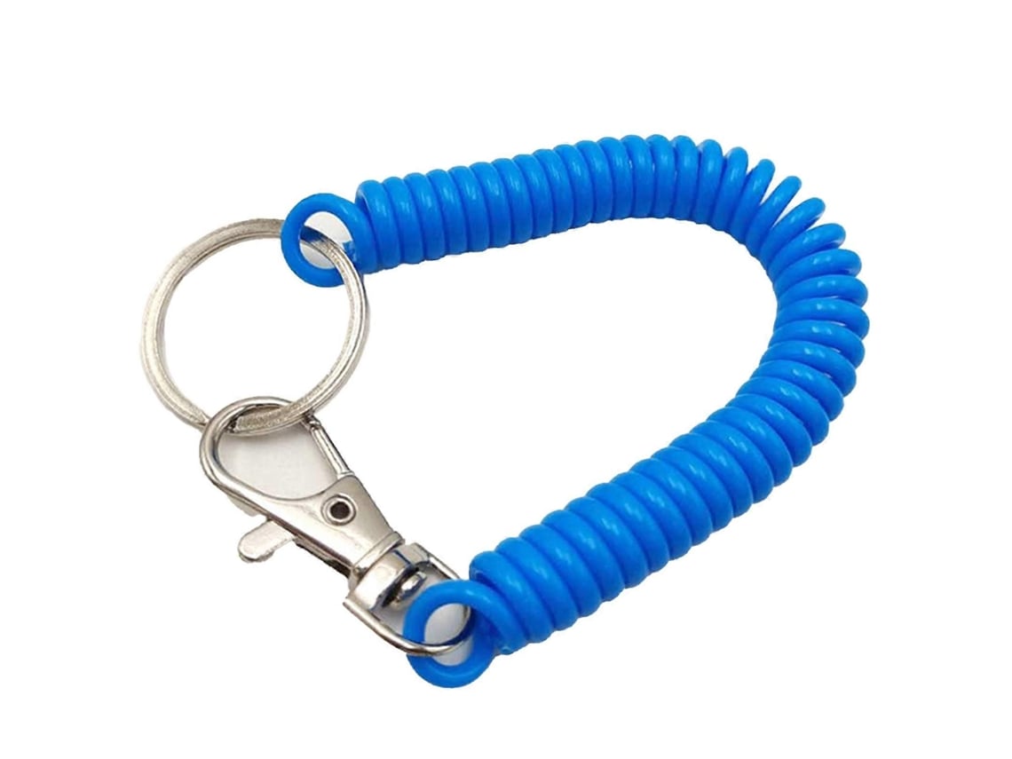Chaveiro Retrátil Anti-perda, Anti-queda, Elástico, Com Argola Para Chaves, Anti-roubo, Para Ferramentas De Pesca, Mola.