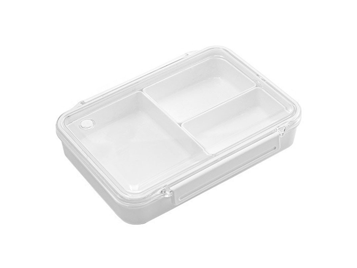 Fiambrera Bento De 950 Ml Con Compartimentos, Buen Cierre, Ideal Para La Oficina Y El Hogar.