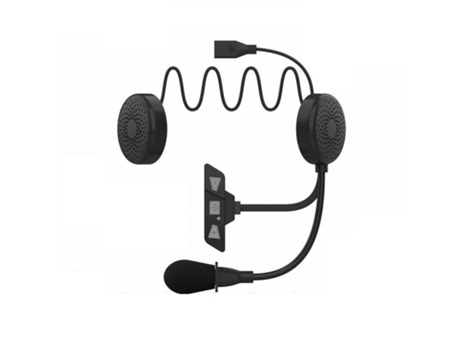 Auriculares para Casco de Moto Bluetooth 5.2 Negro