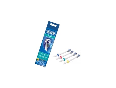 Recambio de Cepillo Eléctrico ORAL-B OxyJet Nozzel Blanco (4 unidades)