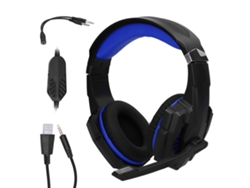 Fone de Ouvido Gamer com Fio EOOCOO, som Surround, Áudio Claro