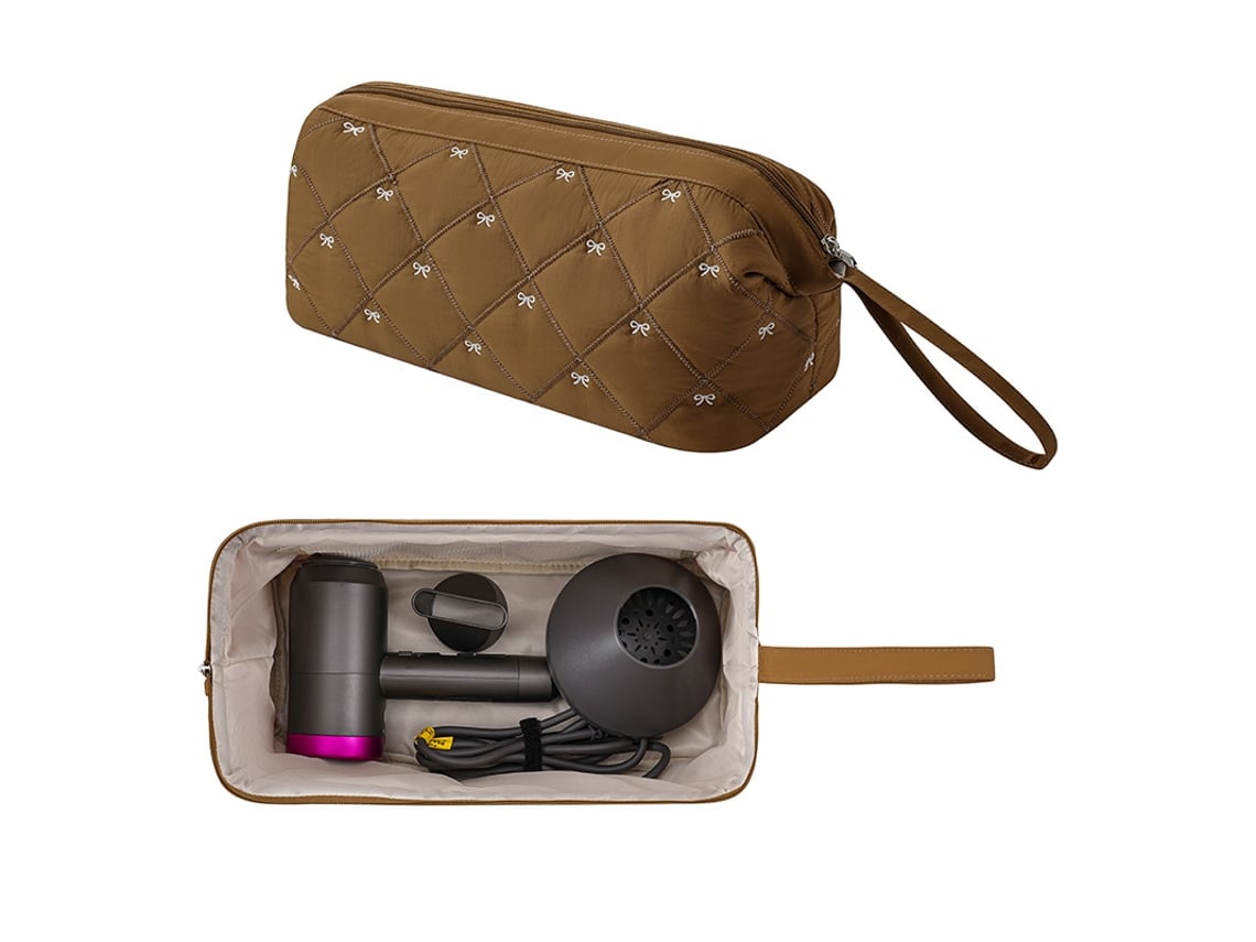 Bolsa Para Rizador Eifson Acolchada Con Protección Anti-golpes Y Asa (lazo Marrón)